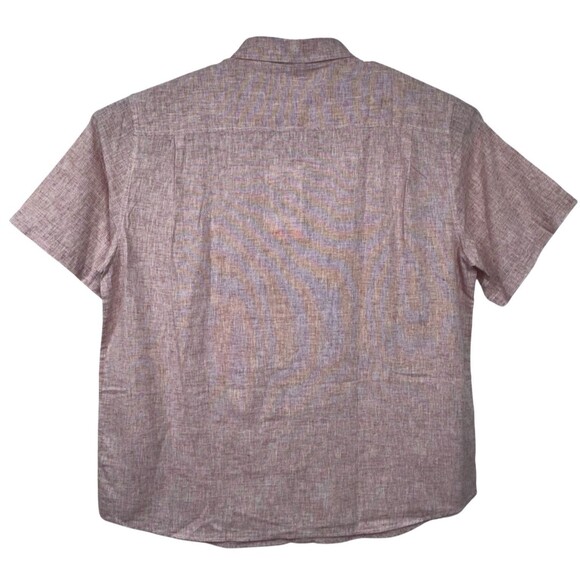 Weatherproof Vintage Mens Shirt XX-Large Red Short Sleeve Button Down - Picture 4 of 10